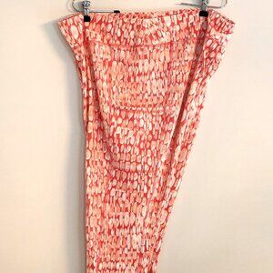 Chico's-Women's Athletic Capri-Weekends by Chicos-Coral/Peach-Pockets- Sz 3 1X